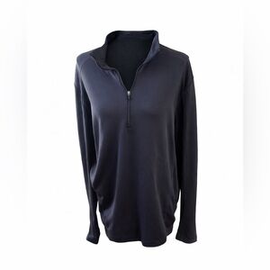 Spyder Men’s Black Quarter-Zip Pullover | Athletic Performance Top | Size L
